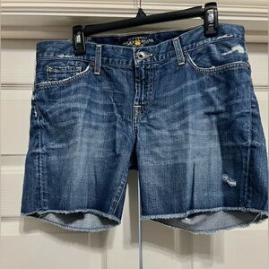 Lucky Brand Indigo Denim Cutoff Shorts